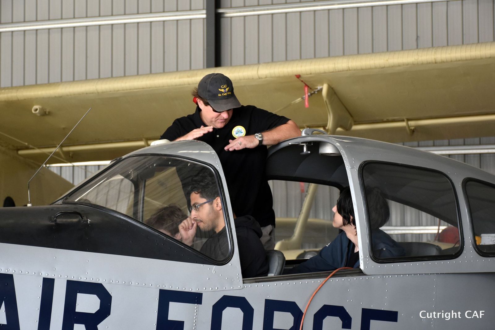 Cadet Trainer instructs cadets in the Navion aircraft